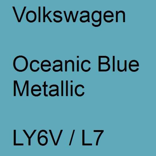 Volkswagen, Oceanic Blue Metallic, LY6V / L7.